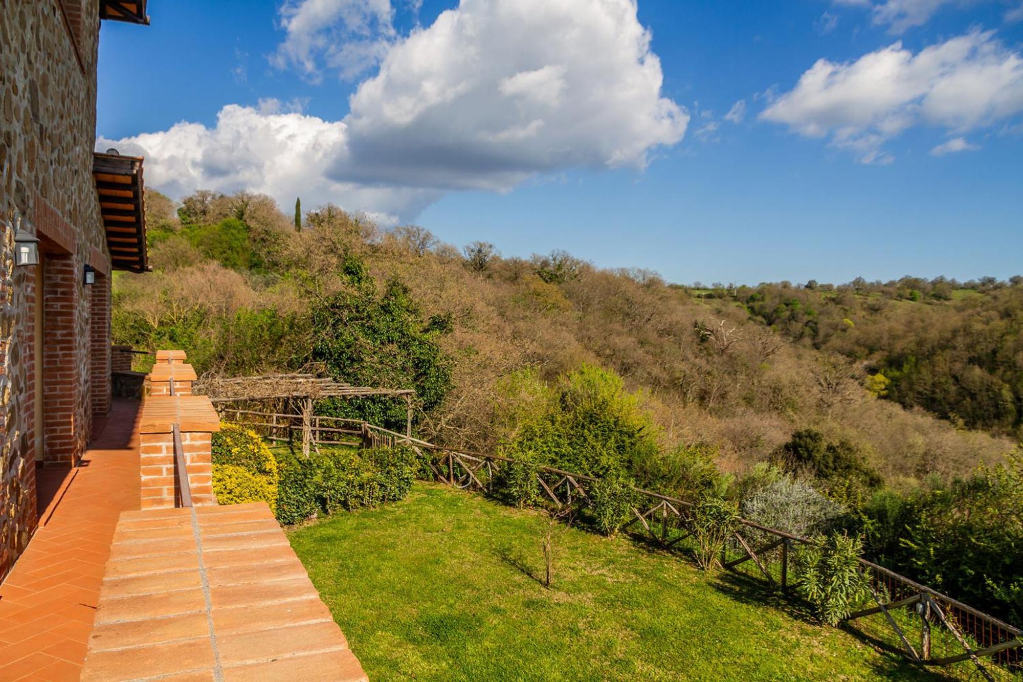 Home With A View In Scansano, Tuscany Exteriör bild
